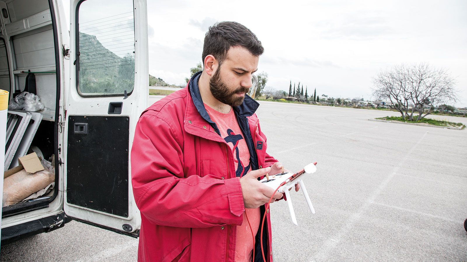 Και drone είχαμε στην αποστολή… Χειριστής του ο Δημήτρης Αμπράζης του techmaniacs.gr