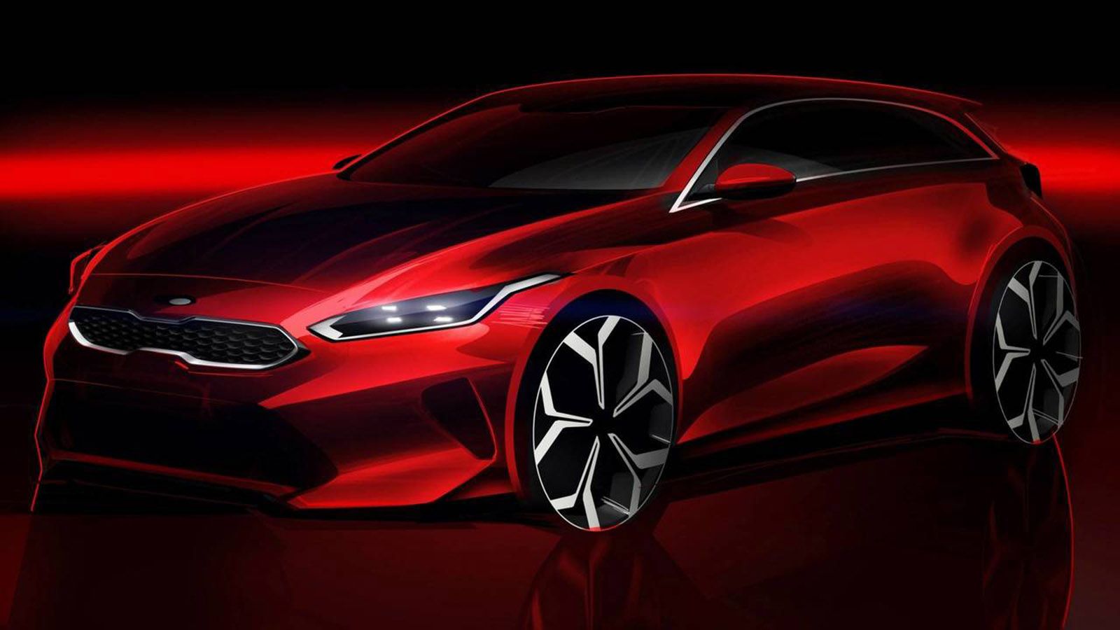Στην εικόνα βρίσκεται το νέο Ceed στην hatchback εκδοχή του.