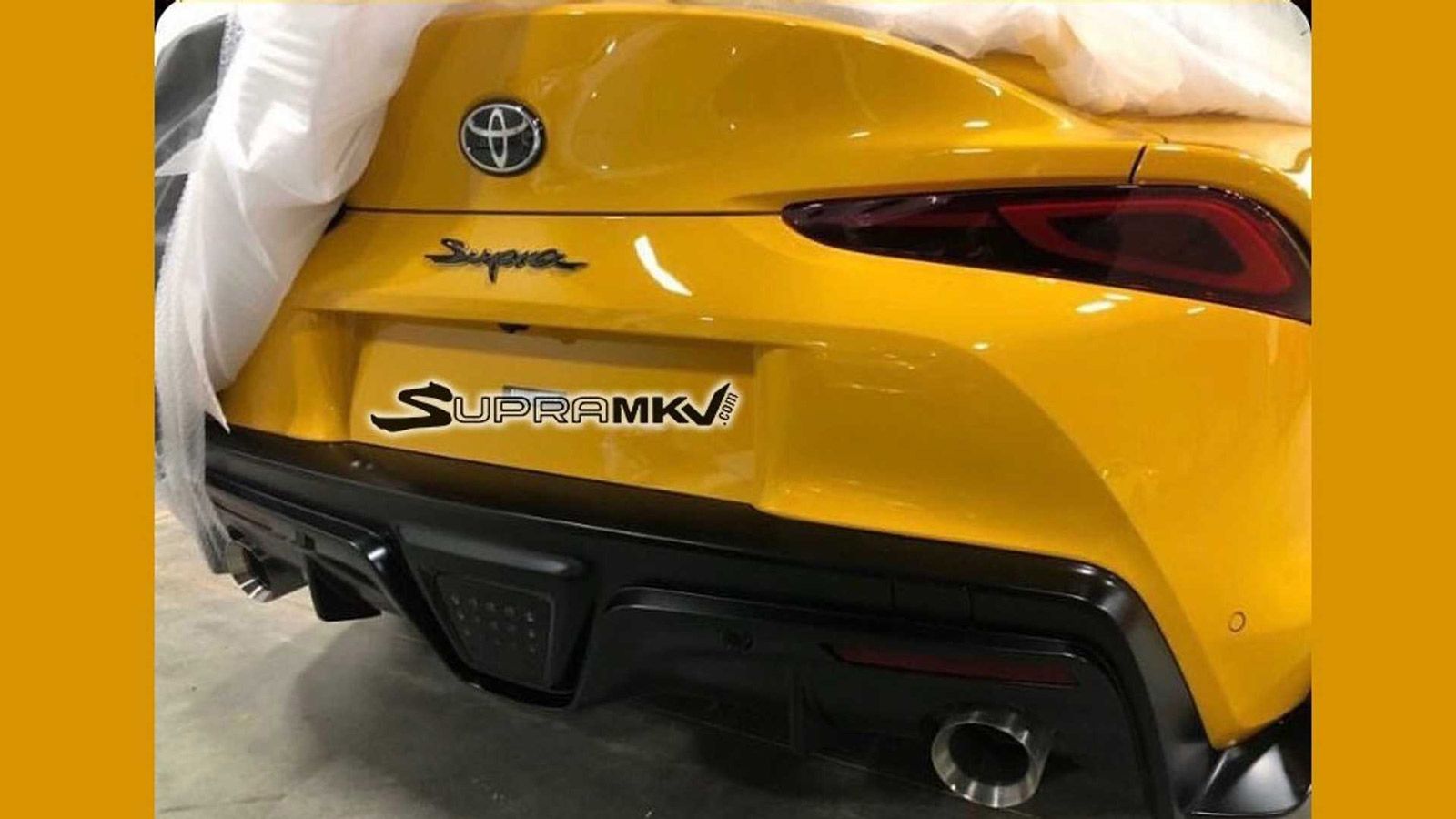 Έτσι θα είναι το πίσω μέρος της νέας Supra.