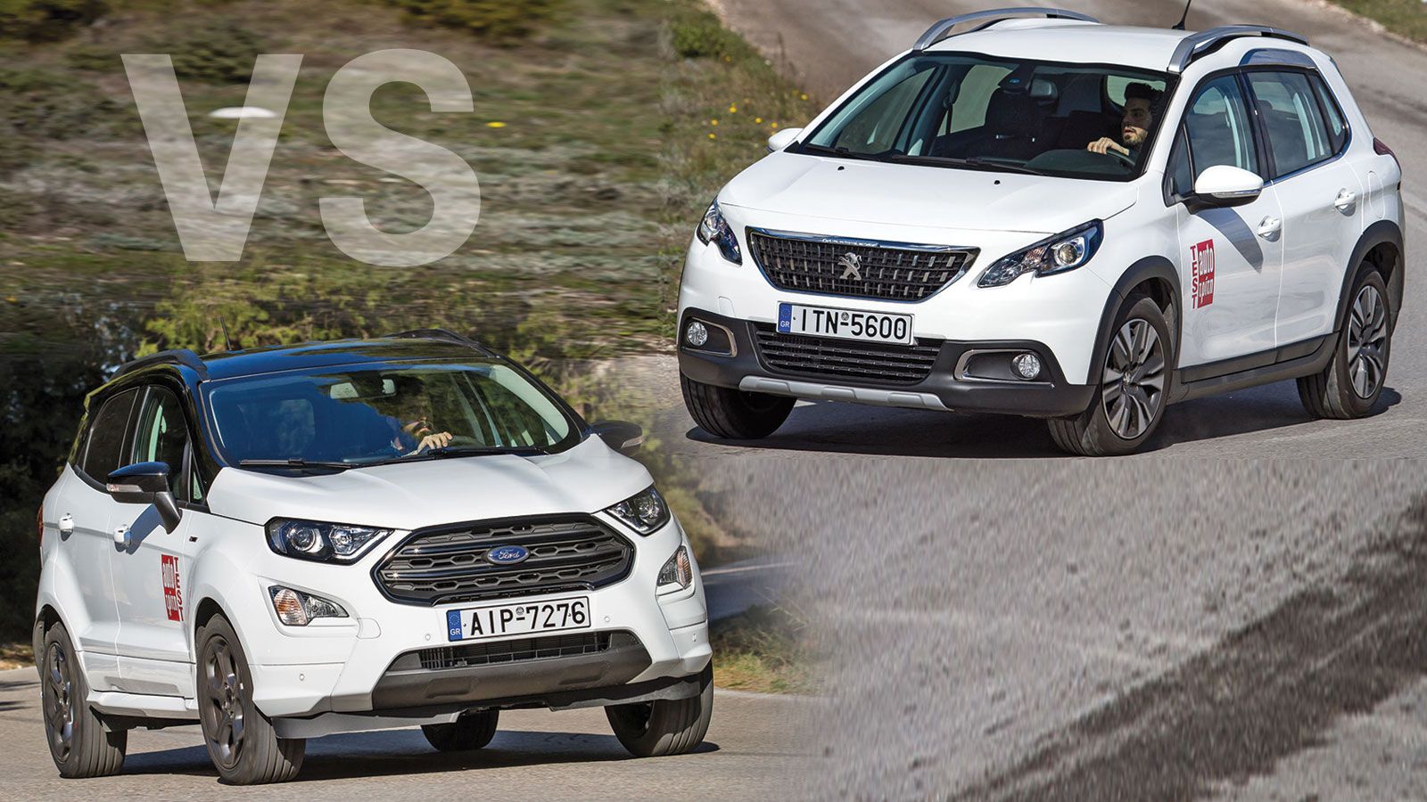 Ford EcoSport & Peugeot 2008 είναι τα 2 πιο ευχάριστα στην οδήγηση μοντέλα της κατηγορίας.