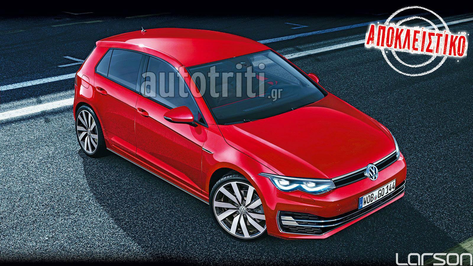 To Golf πρέπει να παραμείνει… Golf: Οι διαφορές οπτικά θα είναι μικρές έναντι του σημερινού, έβδομης γενιάς αυτοκινήτου.