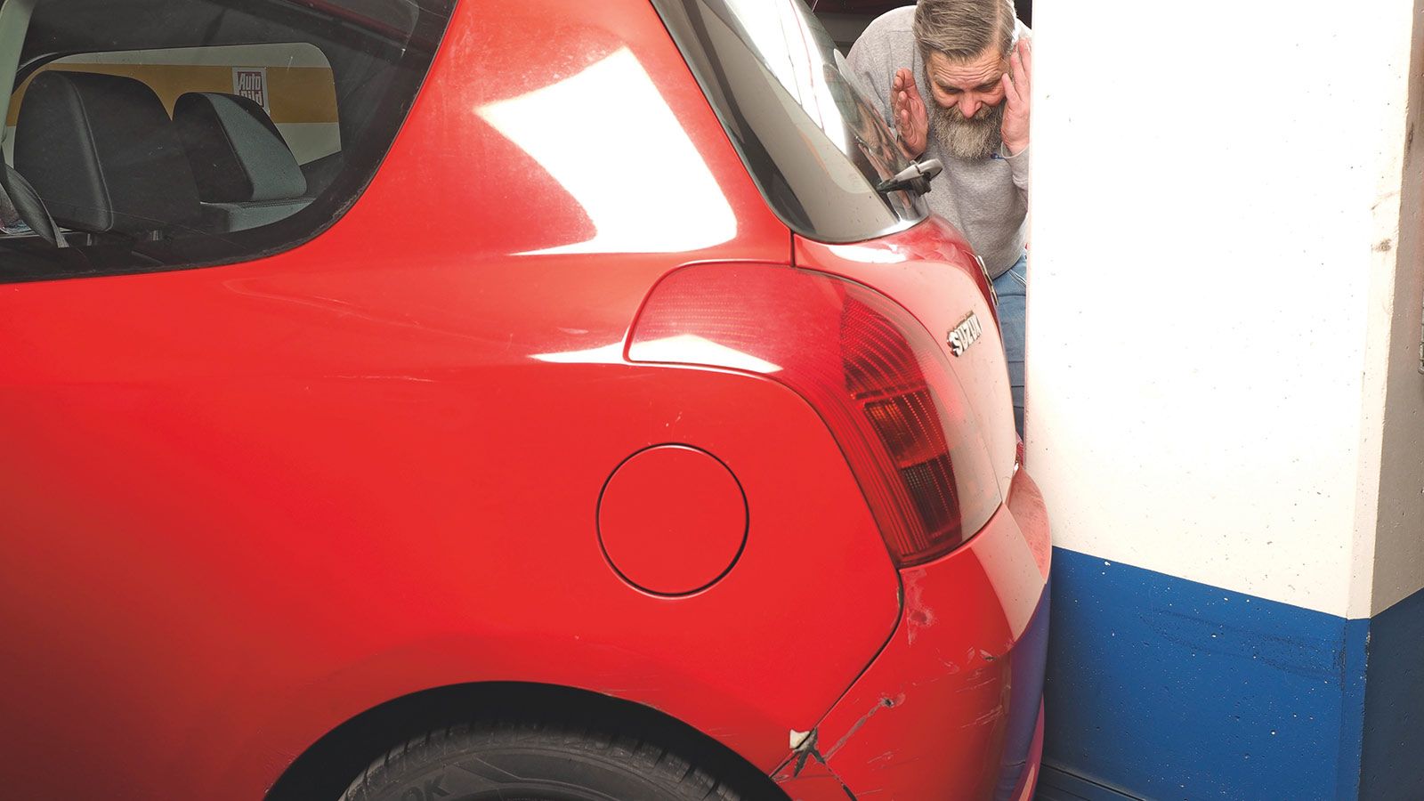 Οι ζημιές στο γκαράζ δεν είναι σπάνιο φαινόμενο...