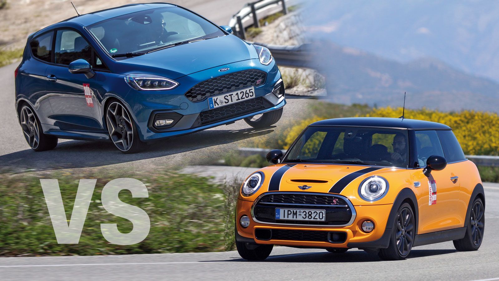 Ford Fiesta ST VS MINI Cooper S