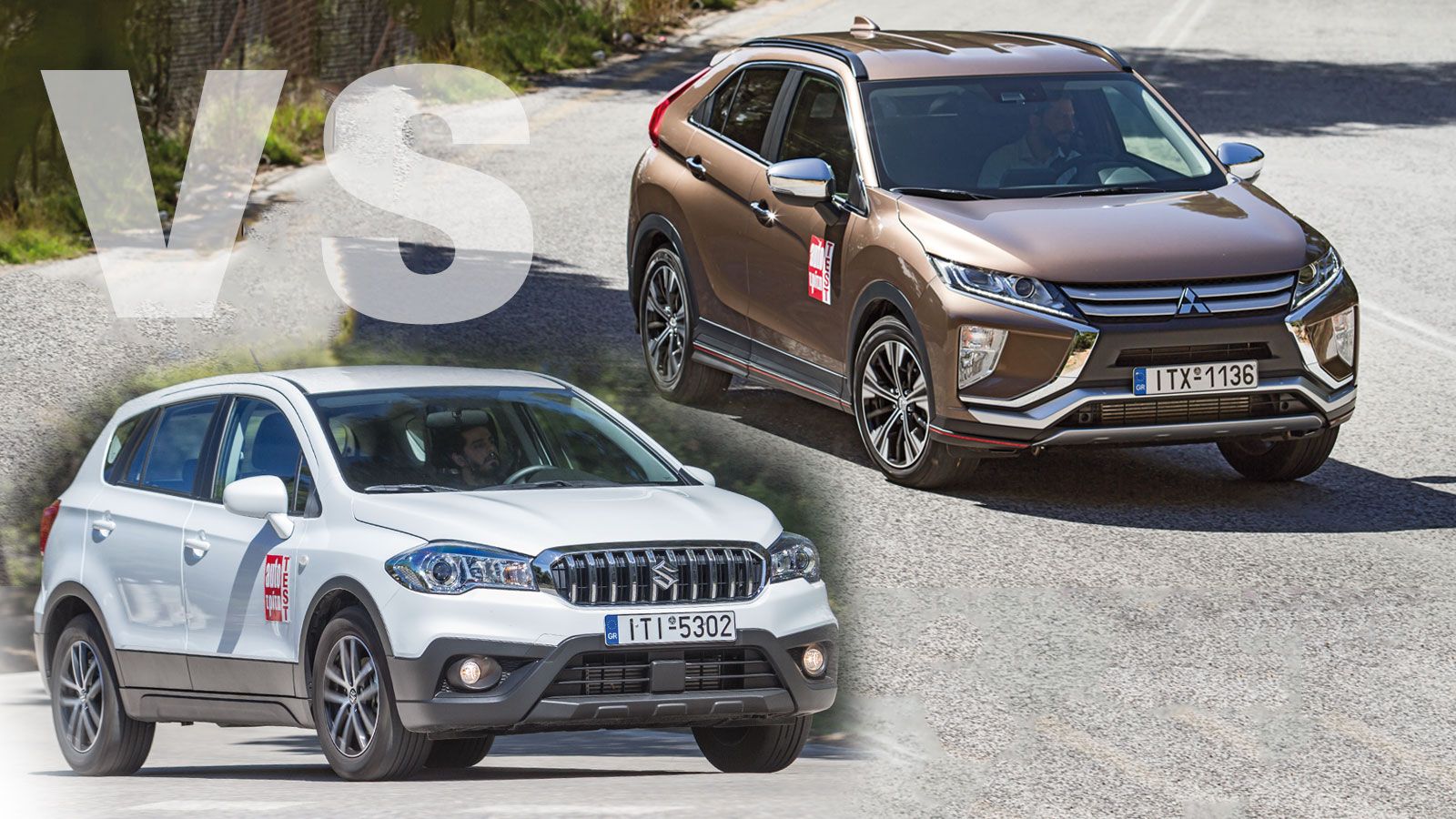 Πως τα πάνε στις δικίνητες εκδόσεις τους τα Mitsubishi Eclipse Cross και Suzuki SX4 S-Cross;