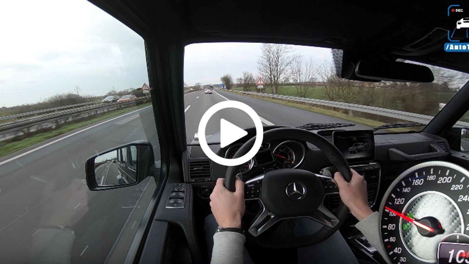 Στον autobahn με G 63!