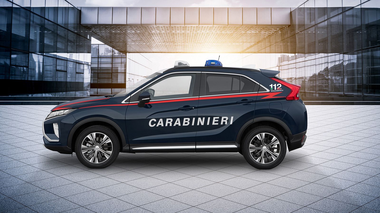 To Mitsubishi Eclipse Cross των Carabinieri