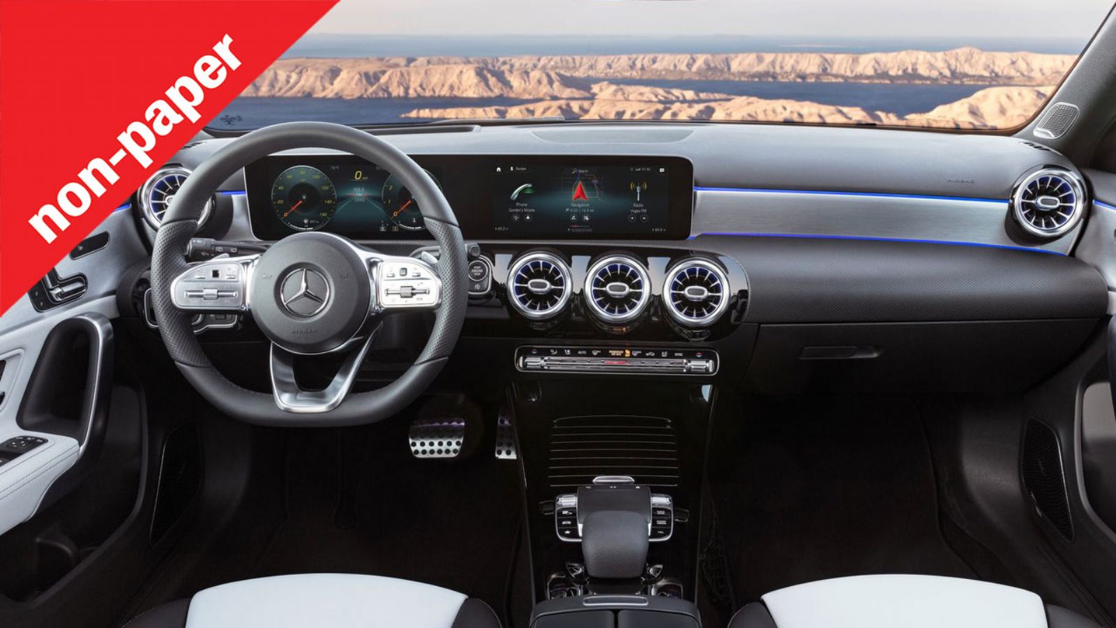 Η καμπίνα της νέας Α-Class δεν θυμίζει κανένα άλλο μοντέλο, φέρνοντας νέα στάνταρ στην αυτοκίνηση.