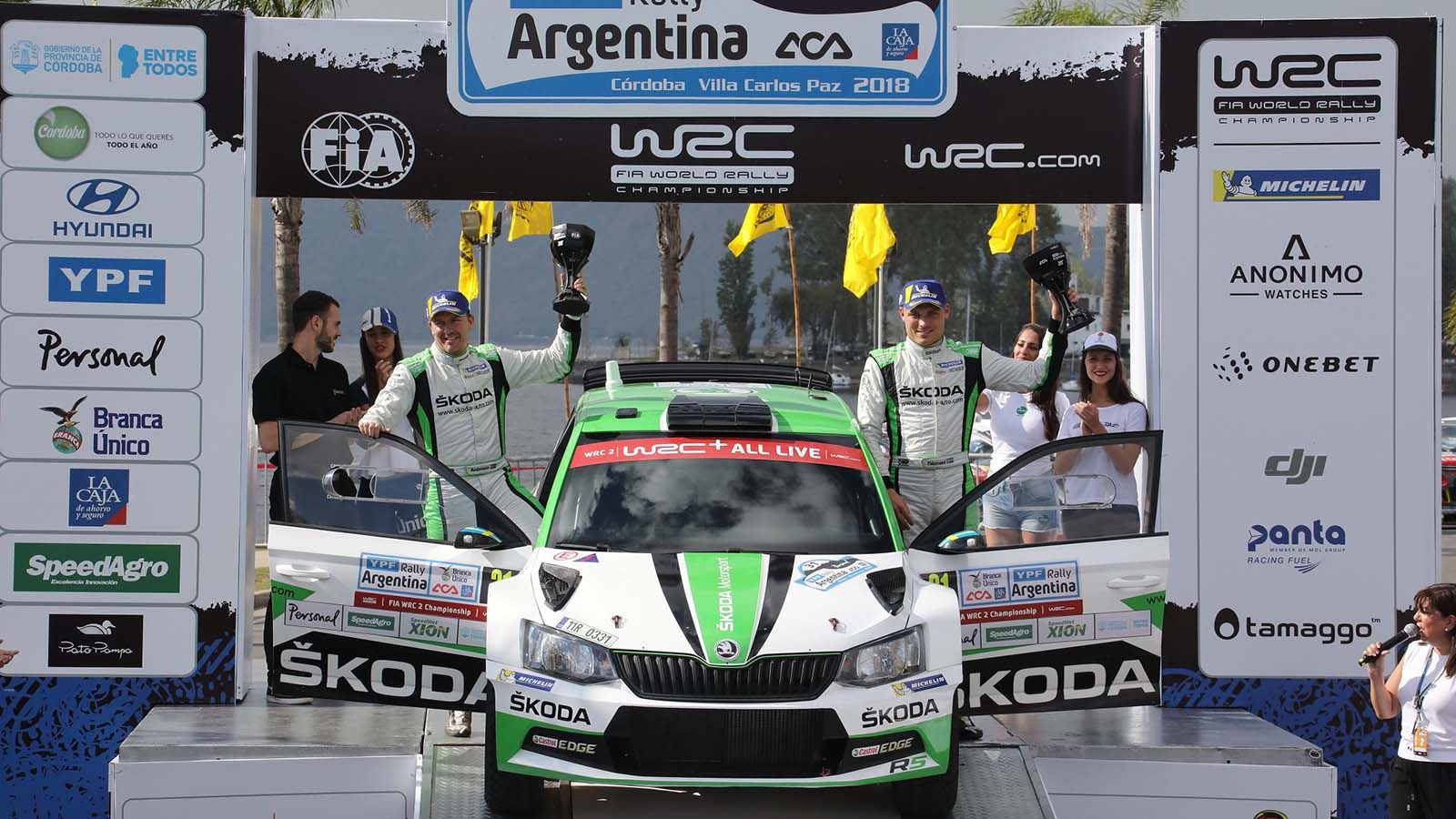 Και στις 18 ειδικές του Ράλλυ Αργεντινής τον ταχύτερο χρόνο σημείωσαν τα Skoda Fabia R5!