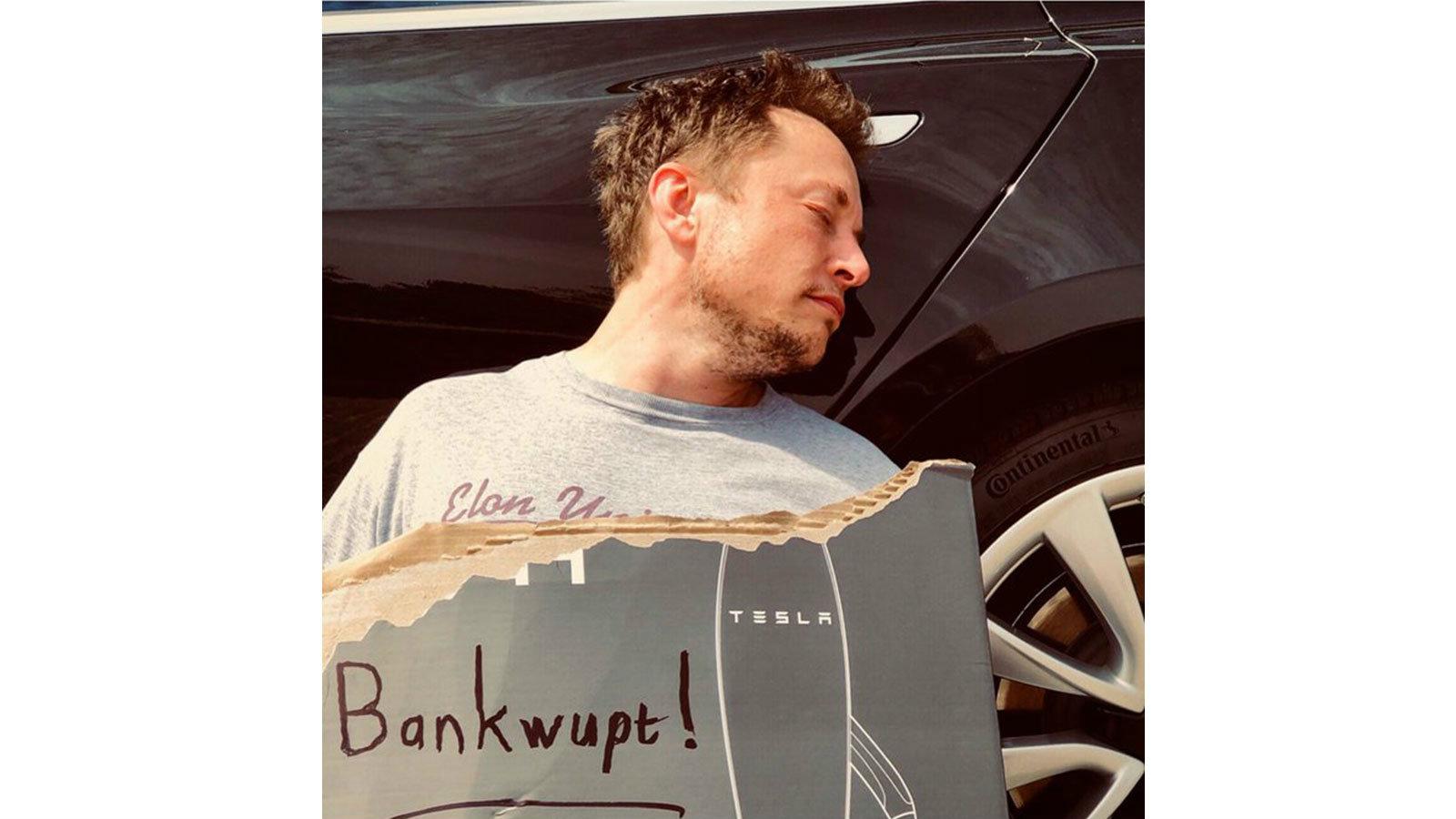Η εικόνα που ανέβασε η Tesla.