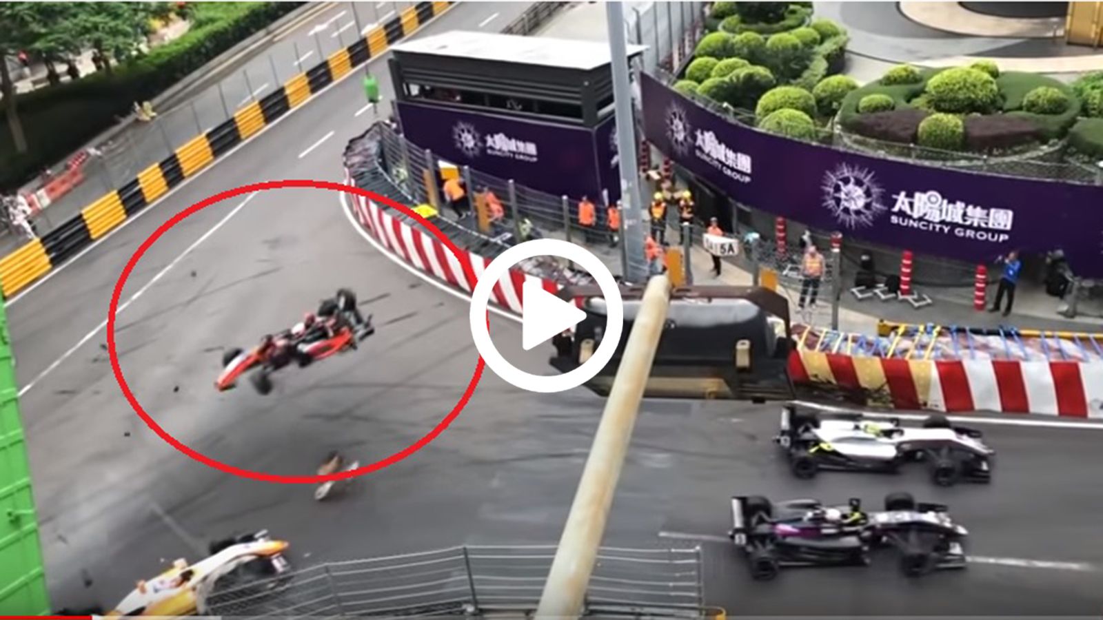 Tρομακτικό ατύχημα στην Formula 3