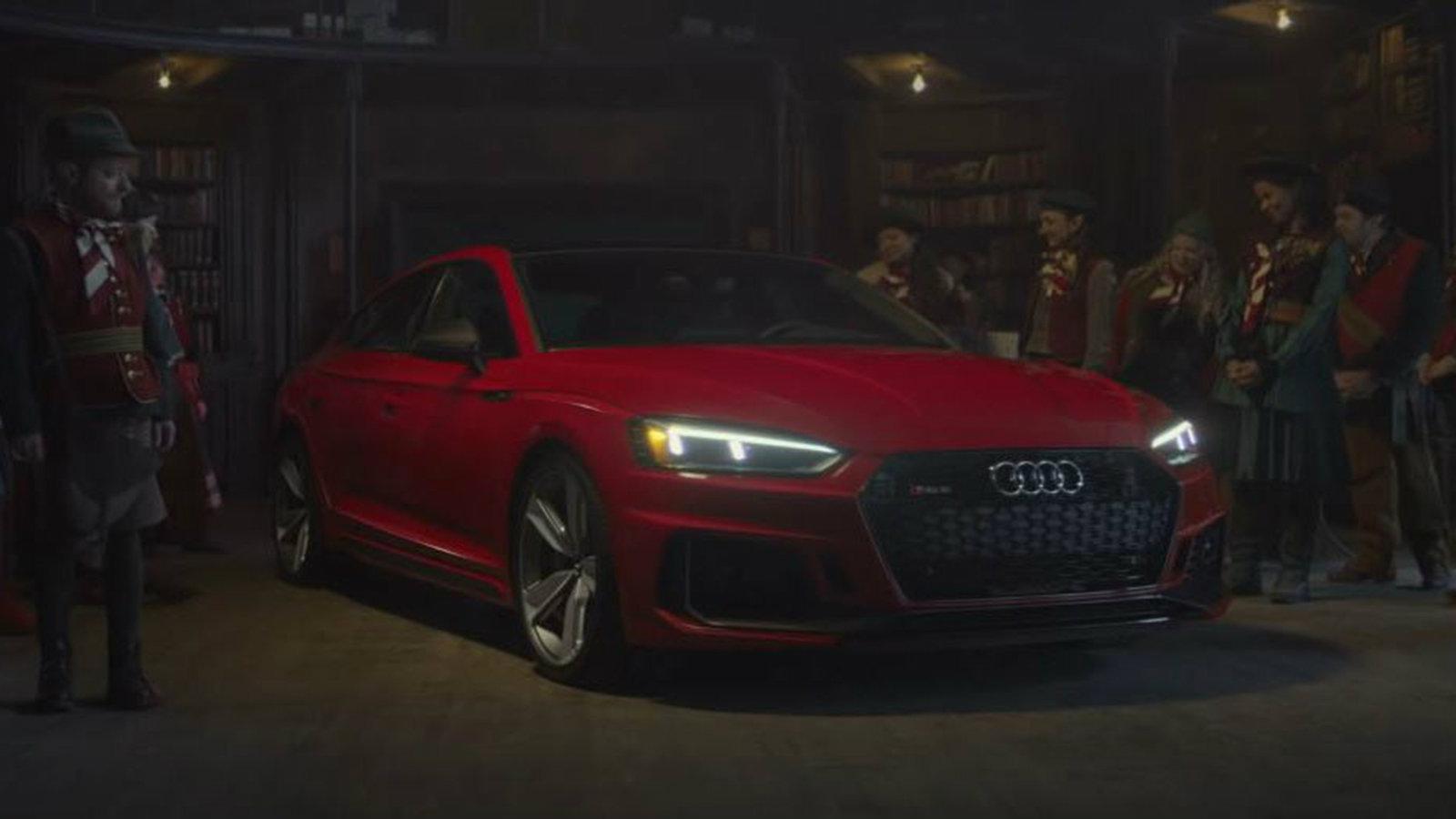 To Αudi RS5 Sportback του Αγιου Βασίλη.
