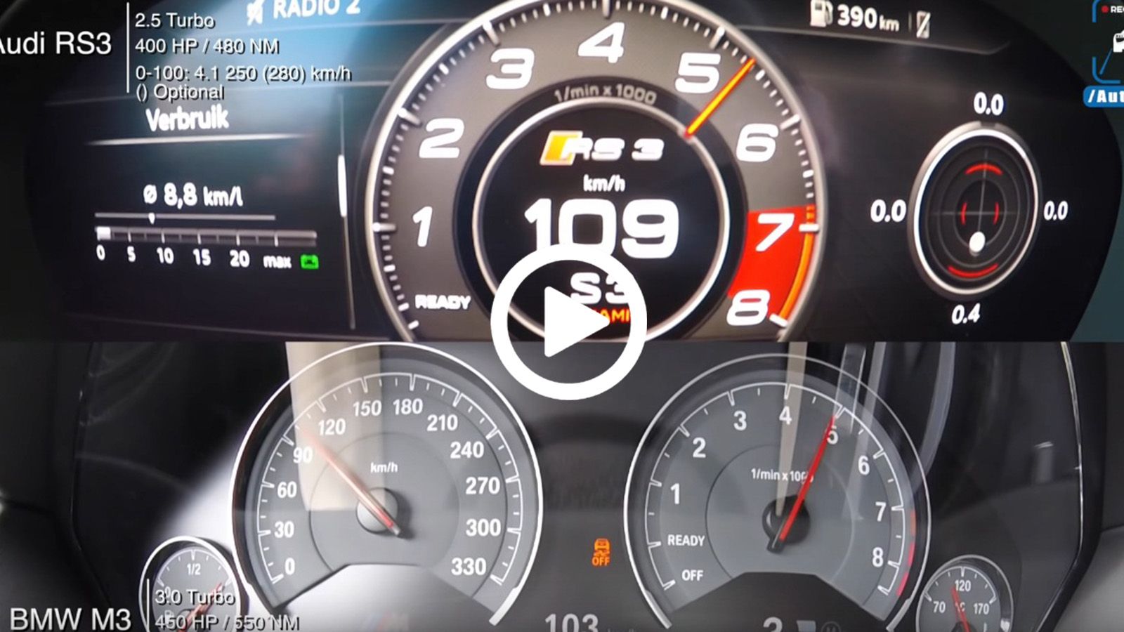 M3 Competition Vs RS3