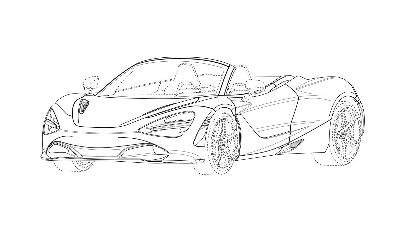Διέρρευσαν τα σκίτσα της 720S Spider.