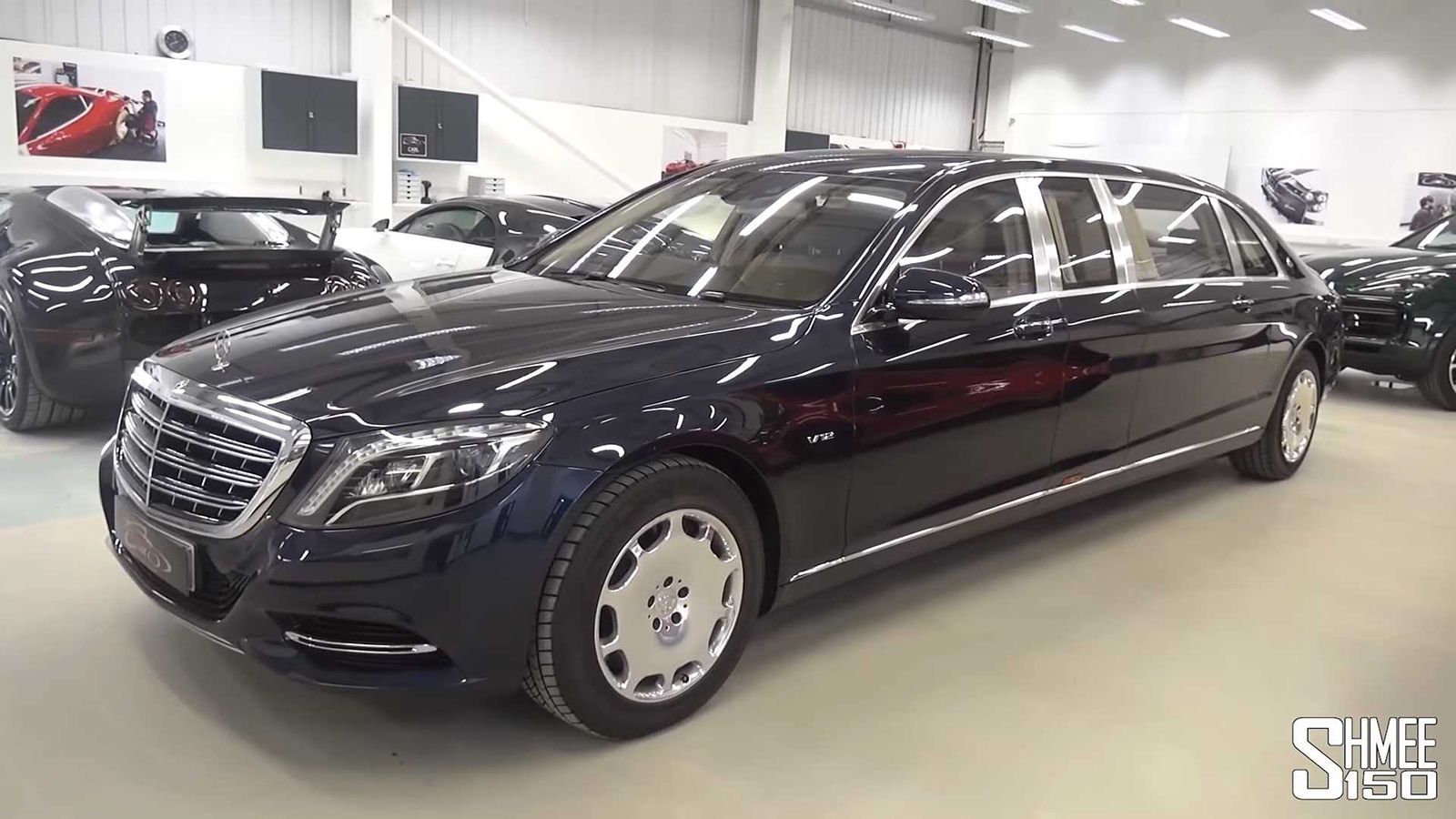 Η προ- ανανέωσης Mercedes-Maybach S600 Pullman.