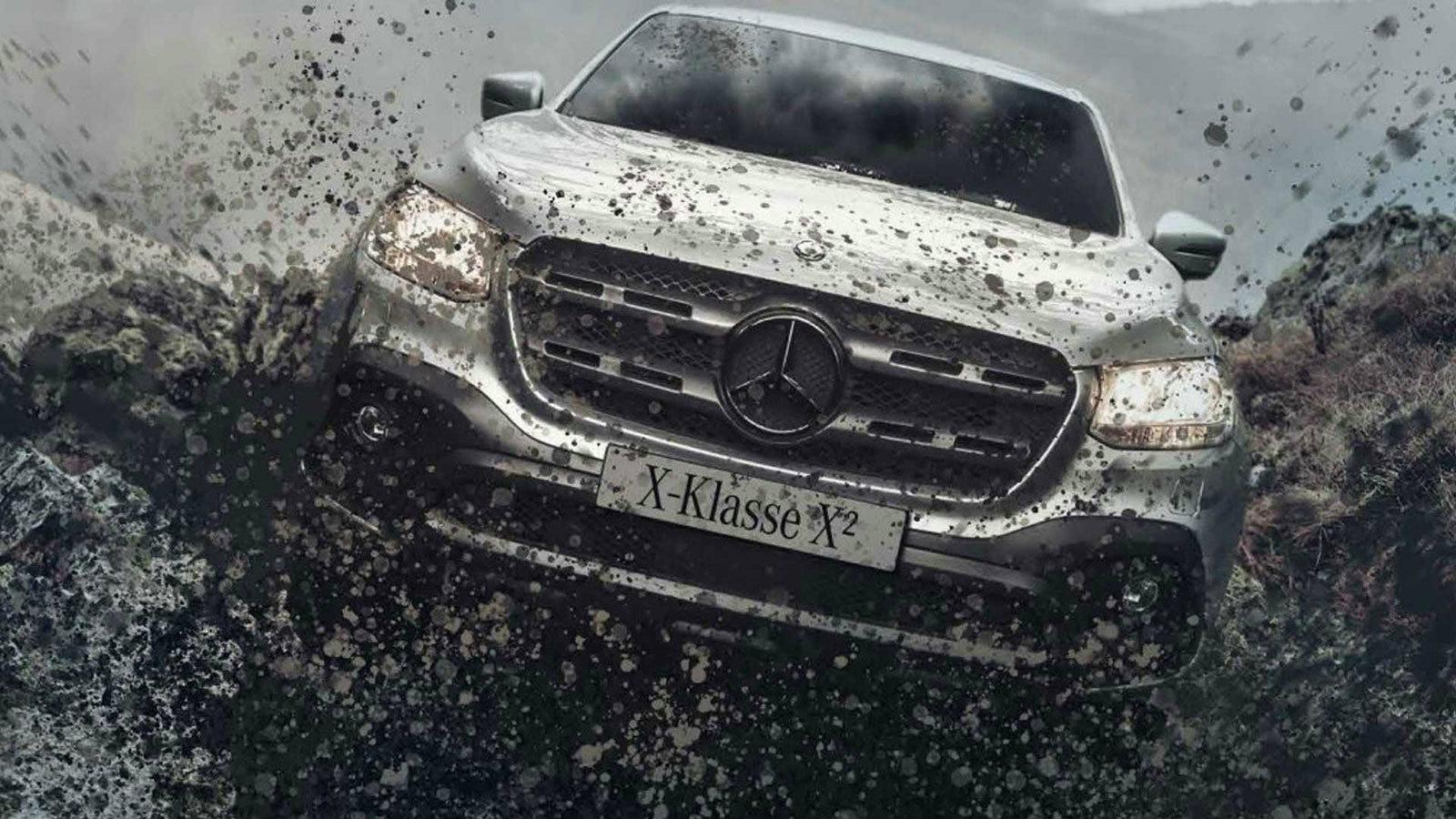 Μία νέα έκδοση της X-Class προσφέρει η Mercedes την οποία ονόμασε X-Class X2  και διαθέτει μεγαλύτερη απόσταση από το έδαφος αλλά και μία ευρεία γκάμα