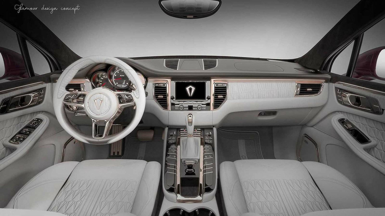 Το εσωτερικό μίας Porsche Macan διαμόρφωσε η Carlex Design, το οποίο φαίνεται πως απευθύνεται στις κυρίες που ενδιαφέρονται να δώσουν μία άλλη εικόνα 