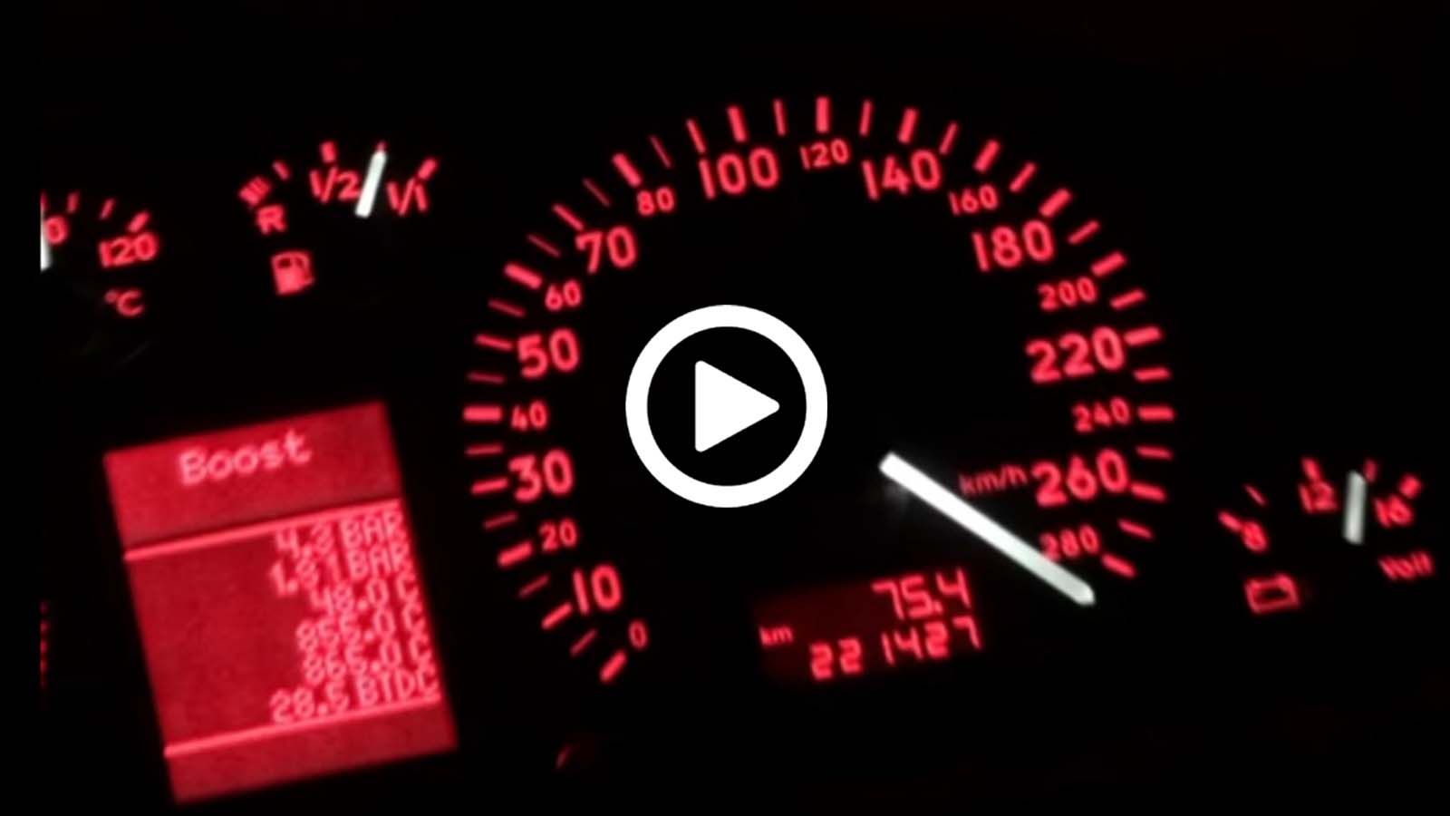 Audi S4 B5 στα 300 χλμ./ώρα