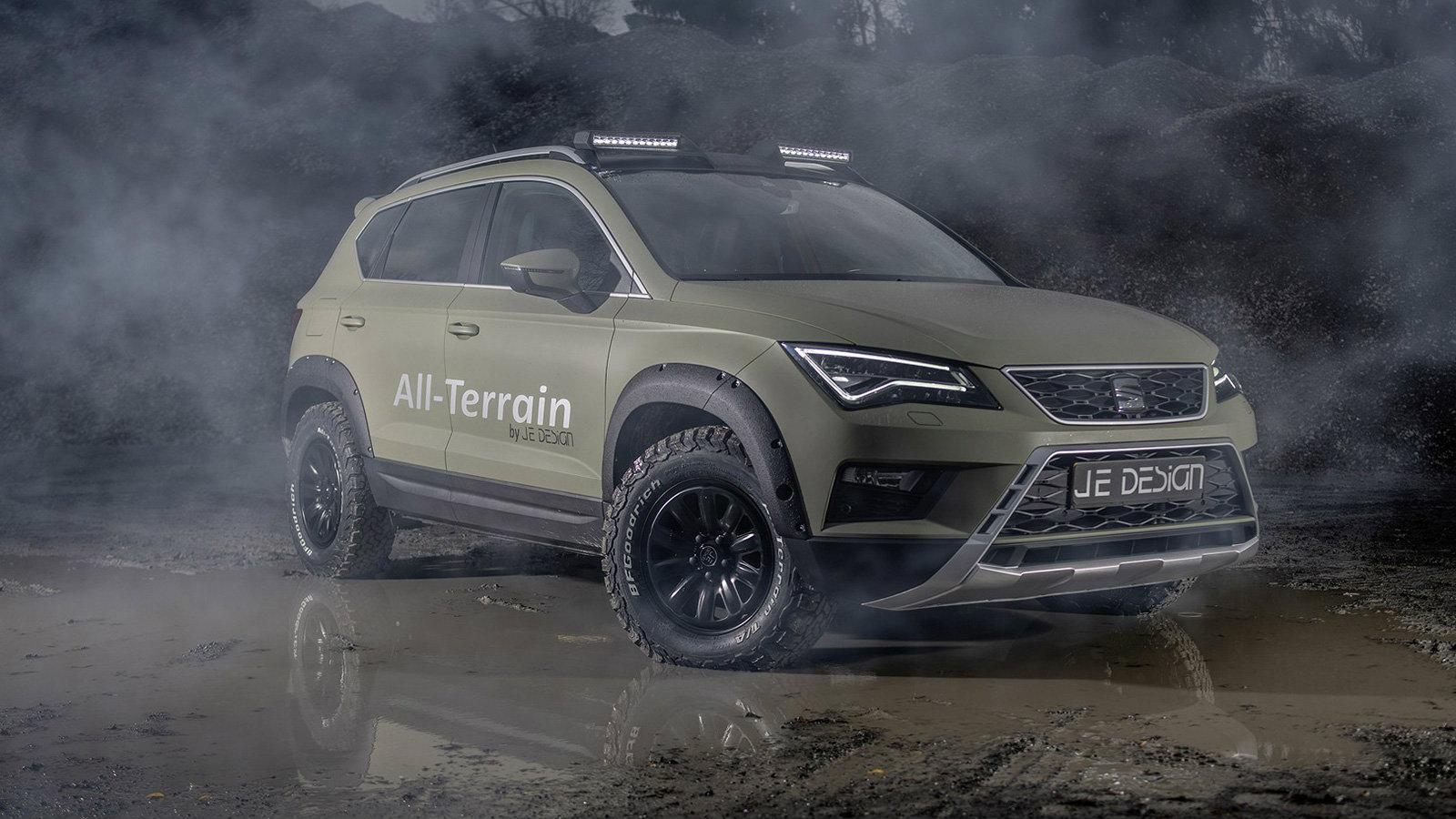 «Τούμπανο» έκαναν ένα SEAT Ateca οι άνθρωποι της JE Design, δίνοντας μία άγρια off-road εμφάνιση στο ισπανικό SUV.