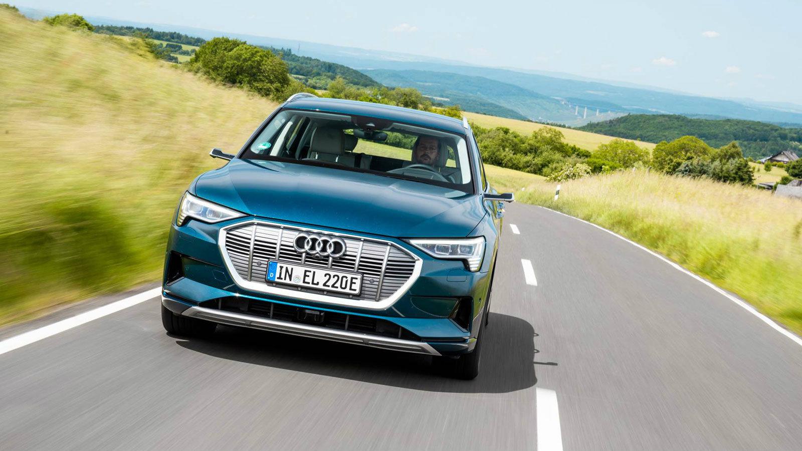 Στην Ευρώπη το Audi e-tron πωλείται με κάμερες αντί για καθρέφτες.