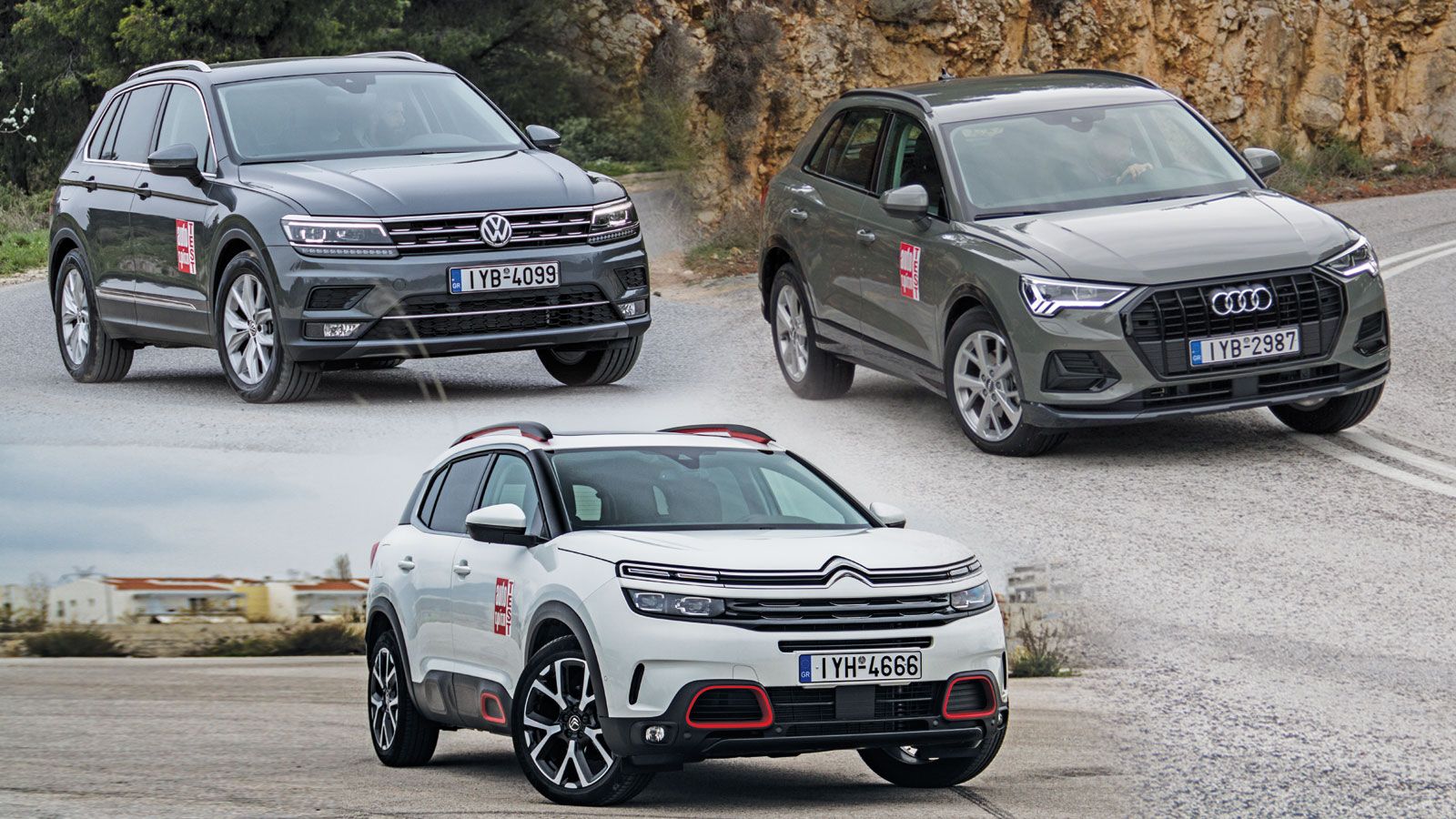 Citroen C5 Aircross VS Audi Q3 VS VW Tiguan