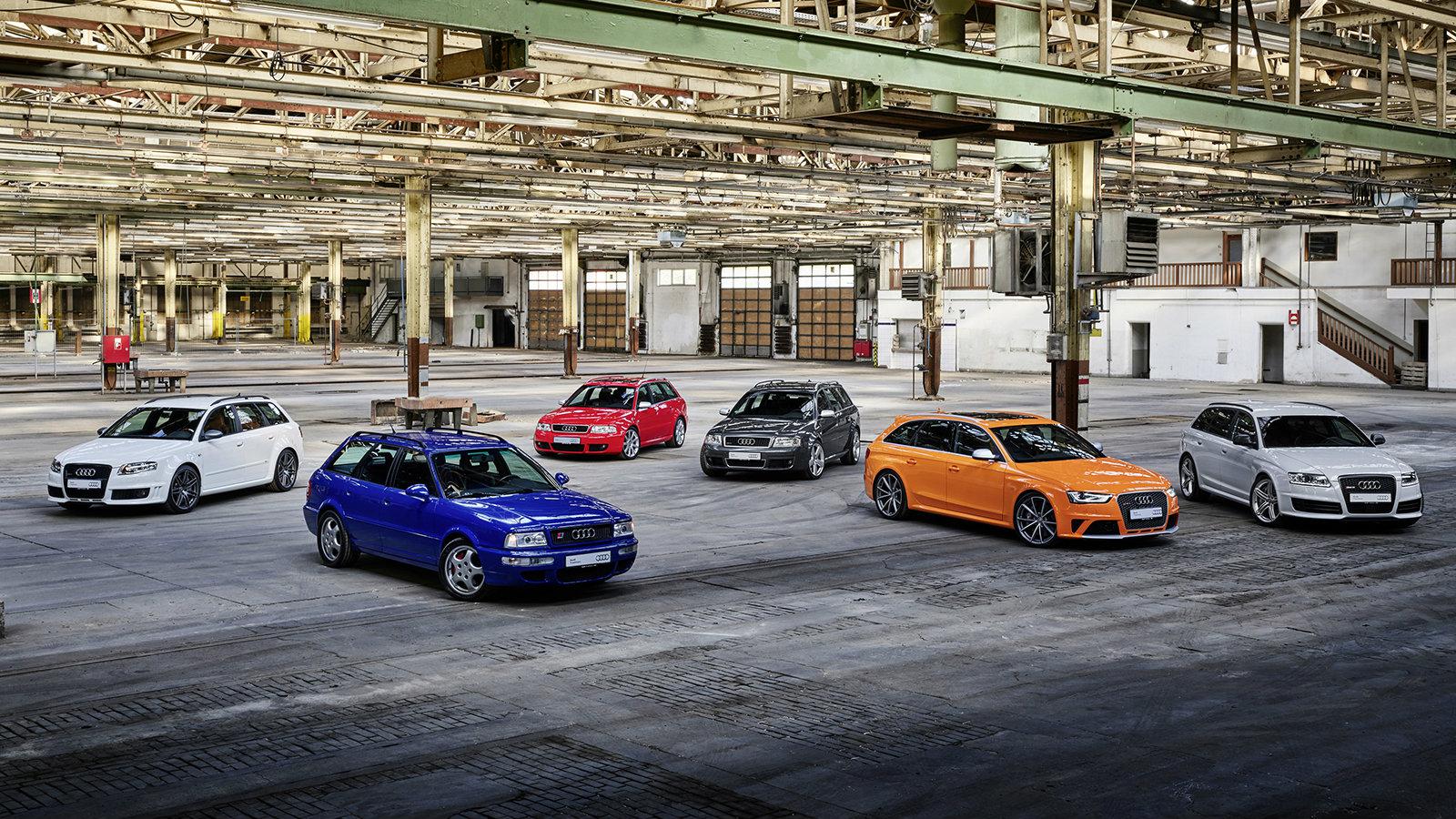 Η ίδια η Audi θεωρεί πως υπάρχουν 5 σημεία σταθμοί στην ιστορία των RS μοντέλων της.
