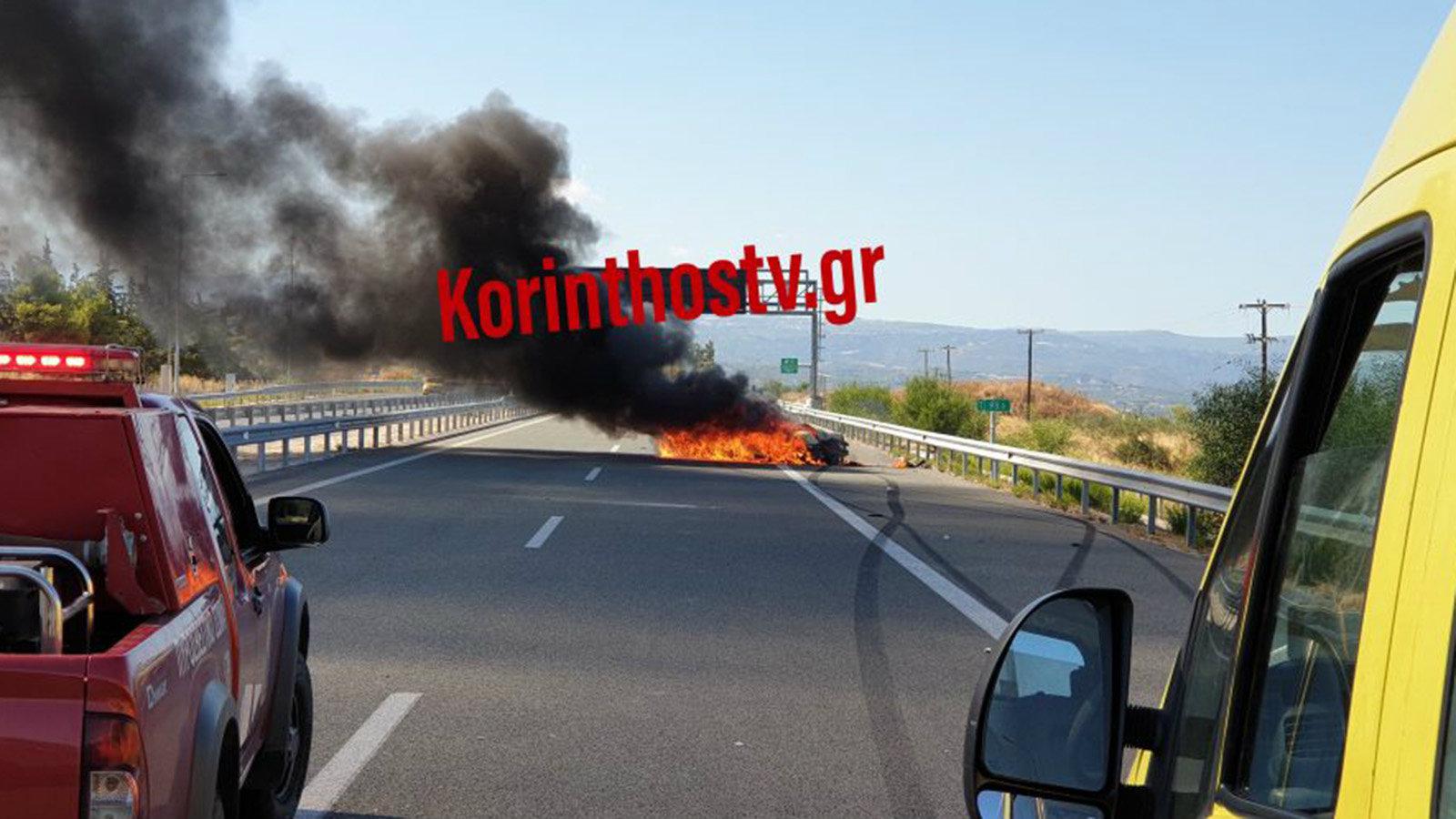 Δυστύχημα στην Κορίνθου-Πατρών, χάος στην κυκλοφορία