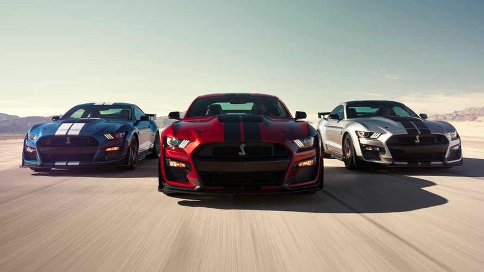 H νέα Mustang Shelby GT500 υπολείπεται από αυτή της προηγούμενης γενιάς περίπου κατά 32 χλμ./ώρα.