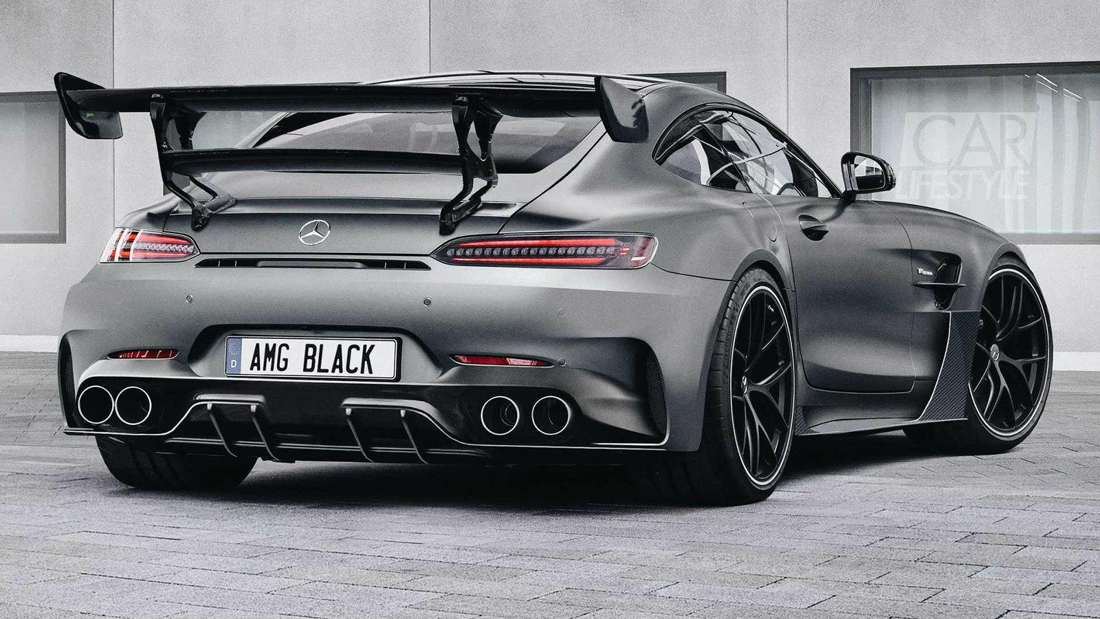 H ψηφιακή απεικόνιση της Μercedes-AMG GT Black Series.