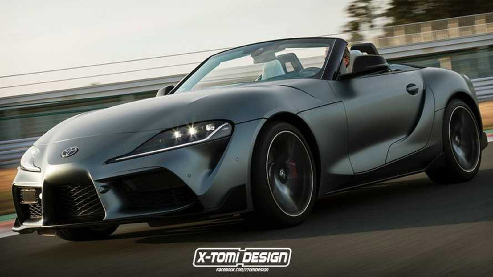 Η ψηφιακή εικόνα για τη νέα Supra σε cabrio έκδοση.