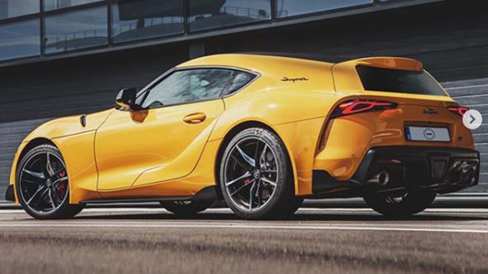 Το ψηφιακό σχέδιο της Supra σε έκδοση Shooting Brake.