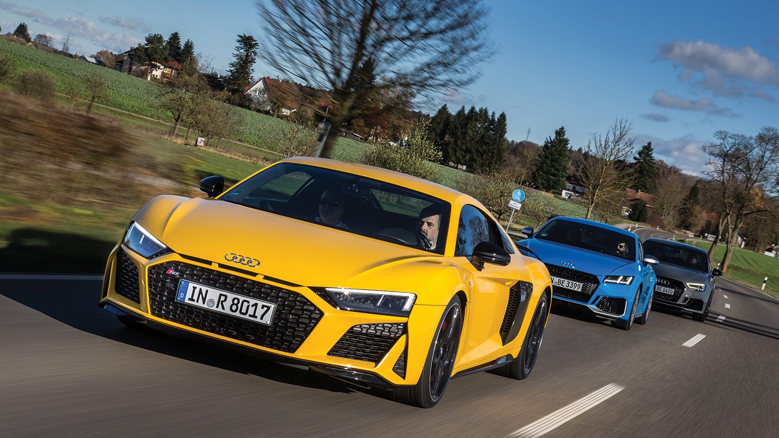 25 χρόνια Audi RS με R8, TT RS & RS3