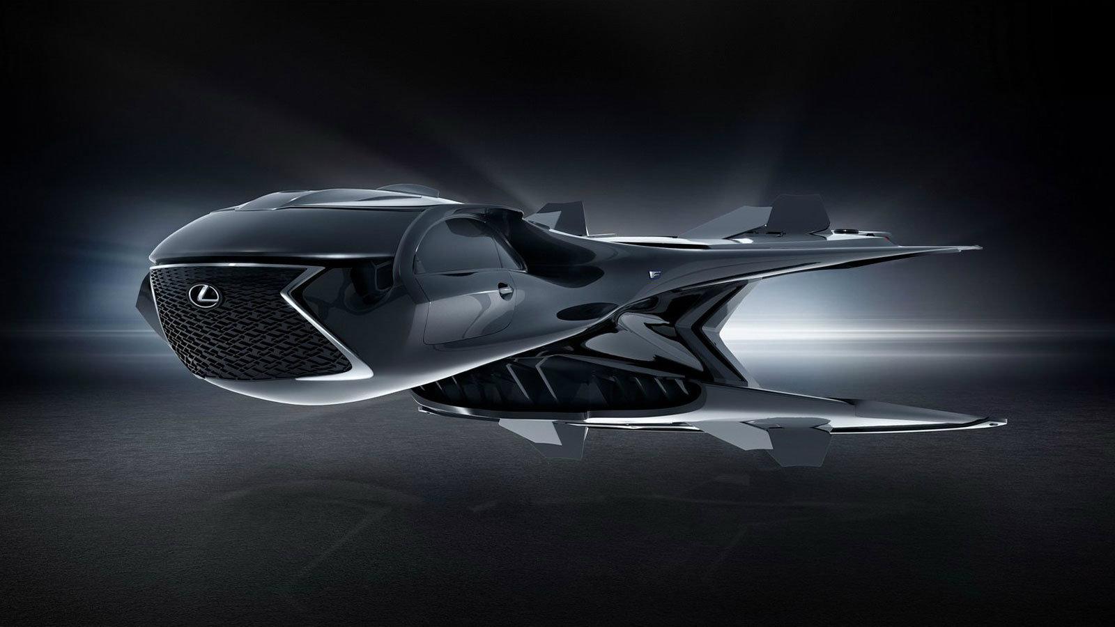 Tο ιπτάμενο όχημα QZ 618 Galactic Enforcer, δεν είναι τίποτα άλλο από ένα Lexus RC F.