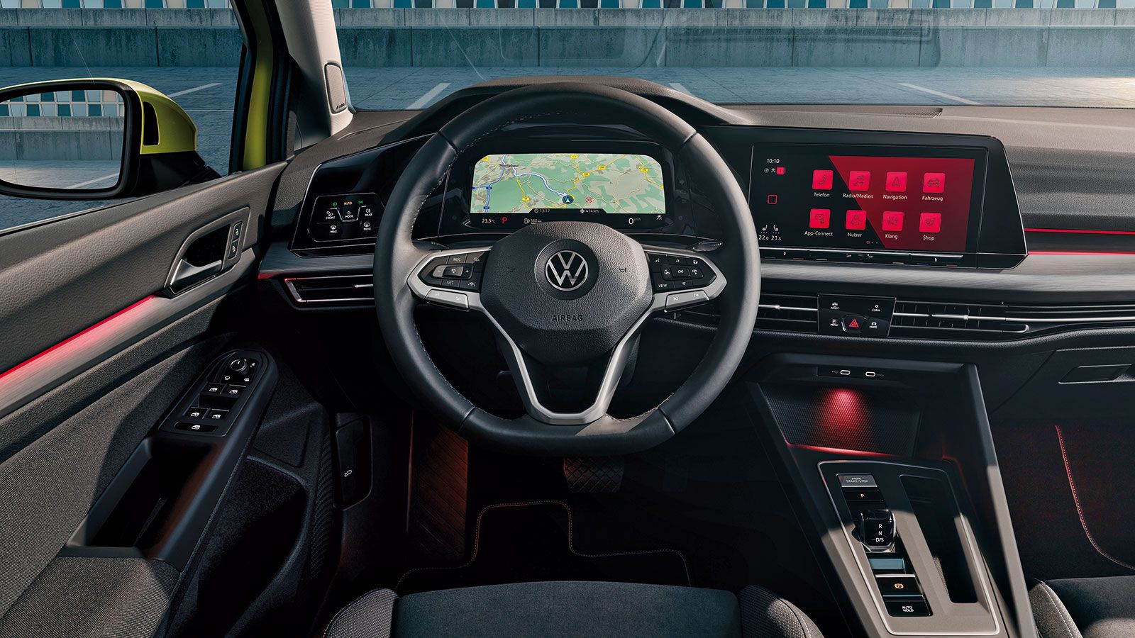 Το κορυφαίο ποιοτικά εσωτερικό του Volkswagen Golf ξεχωρίζει στην 8η γενιά του και για τον high-tech χαρακτήρα του σε αισθητικό αλλά και λειτουργικό ε