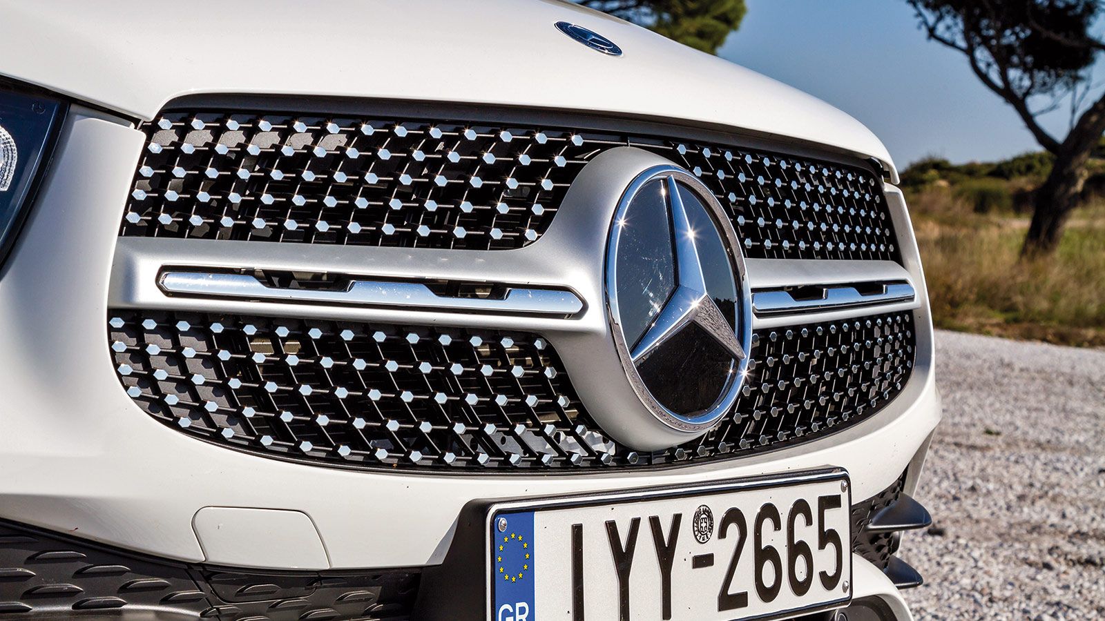 Επανασχεδιασμένοι προφυλακτήρες, μάσκα με «διαμαντάκια», ζάντες και σκαλοπάτι στο πλάι μερικά από τα βασικά χαρακτηριστικά του πακέτου AMG.	