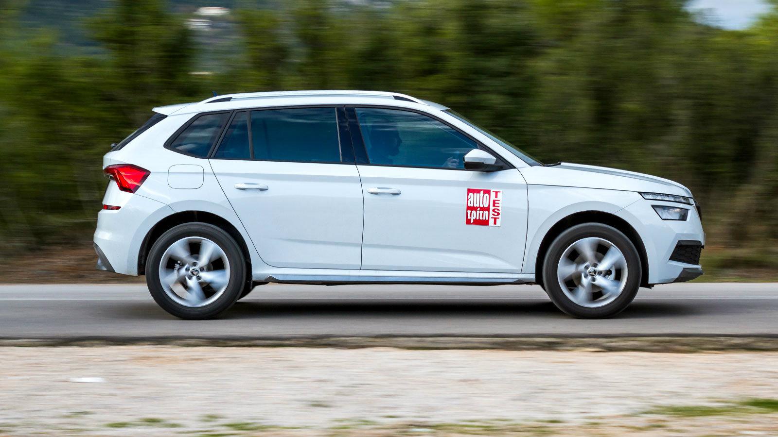 Χτισμένο στην πλατφόρμα MQB Α0 του VW Group, το Kamiq έχει μήκος 4,241 μ., πλάτος 1,793 μ. και ύψος 1,531 μ. όντας το πιο… ψωμωμένο από τα ξαδερ