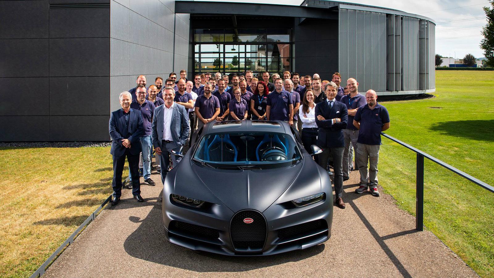 Μία Bugatti Chiron Sport 110 Ans είναι η υπ αριθμόν 200ή μονάδα η οποία γιορτάστηκε από τη γαλλική φίρμα.