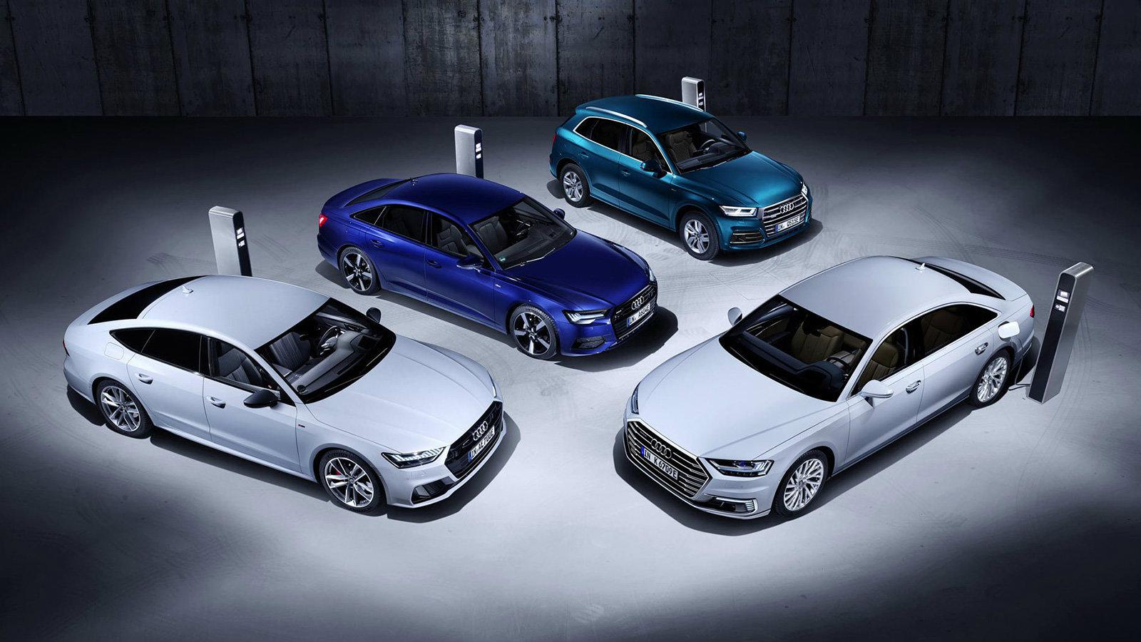 Η Audi παρουσίασε τις plug-in υβριδικές εκδόσεις των Q5, A6, A7 και A8 πριν κάνουν το επίσημο ντεμπούτο τους στο Σαλόνι Αυτοκινήτου της Γενεύης σε λίγ