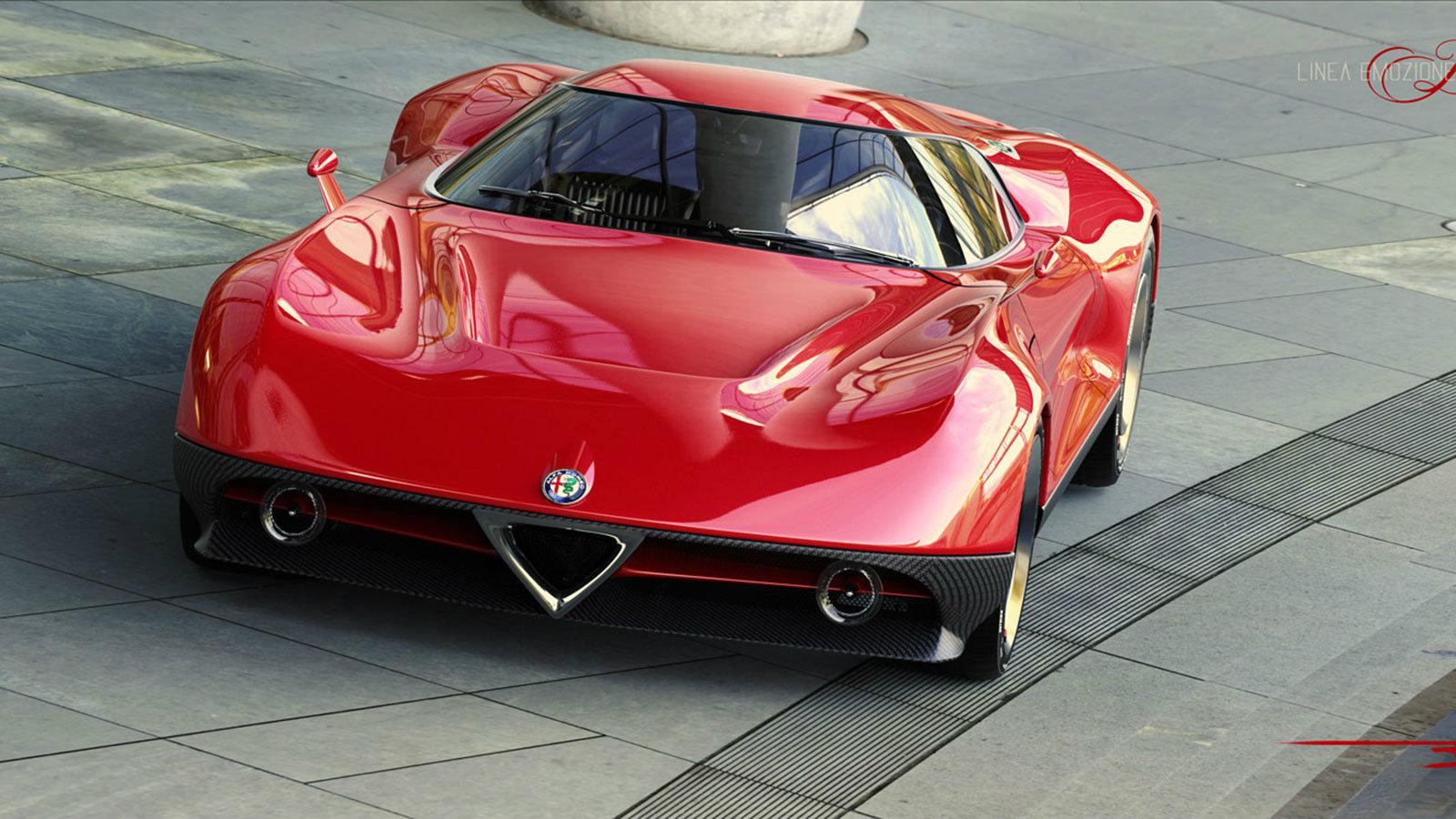 Η σχεδιαστική «κληρονομία» της Alfa Romeo σε ένα μόνο πρωτότυπο.  