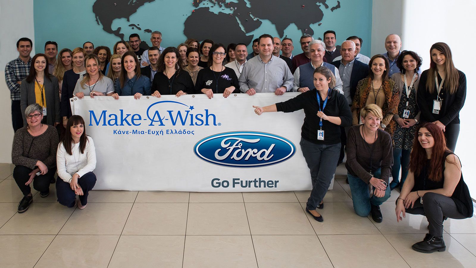 Η Ford Ελλάδας προσφέρει δώρα σε παιδιά του Make-a-Wish