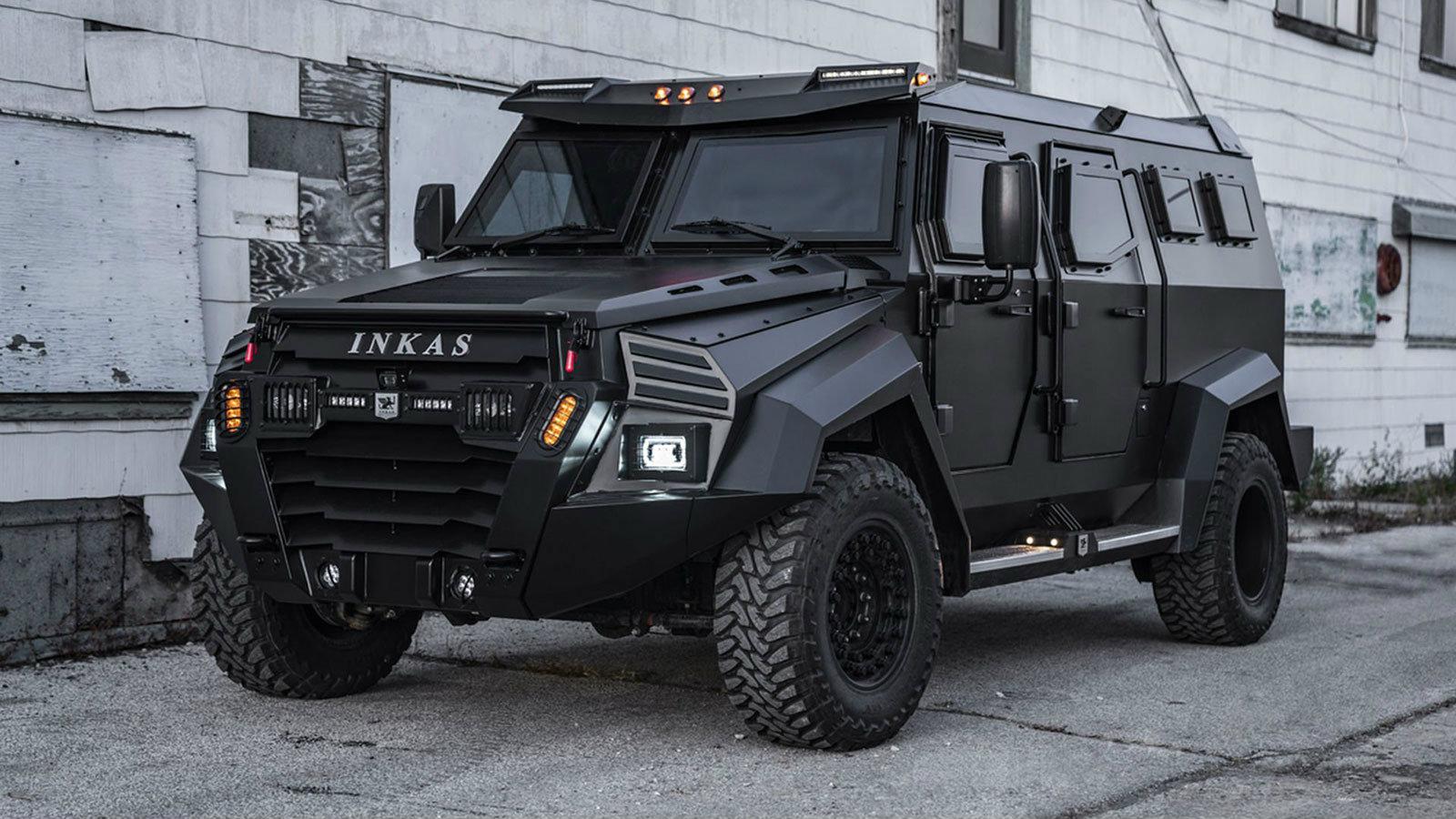 Το Inkas Sentry Civilian βασίζεται στην πλατφόρμα του Ford F-550.