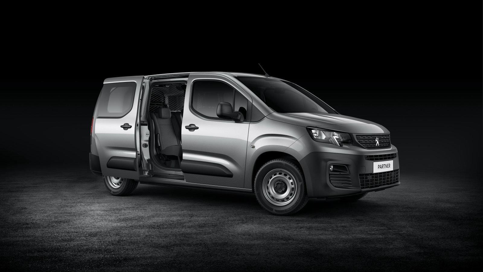 Το νέο Peugeot Partner Crew Van είναι βασισμένο στην έκδοση Long Professional και προσθέσει μια δεύτερη σειρά τριών καθισμάτων.