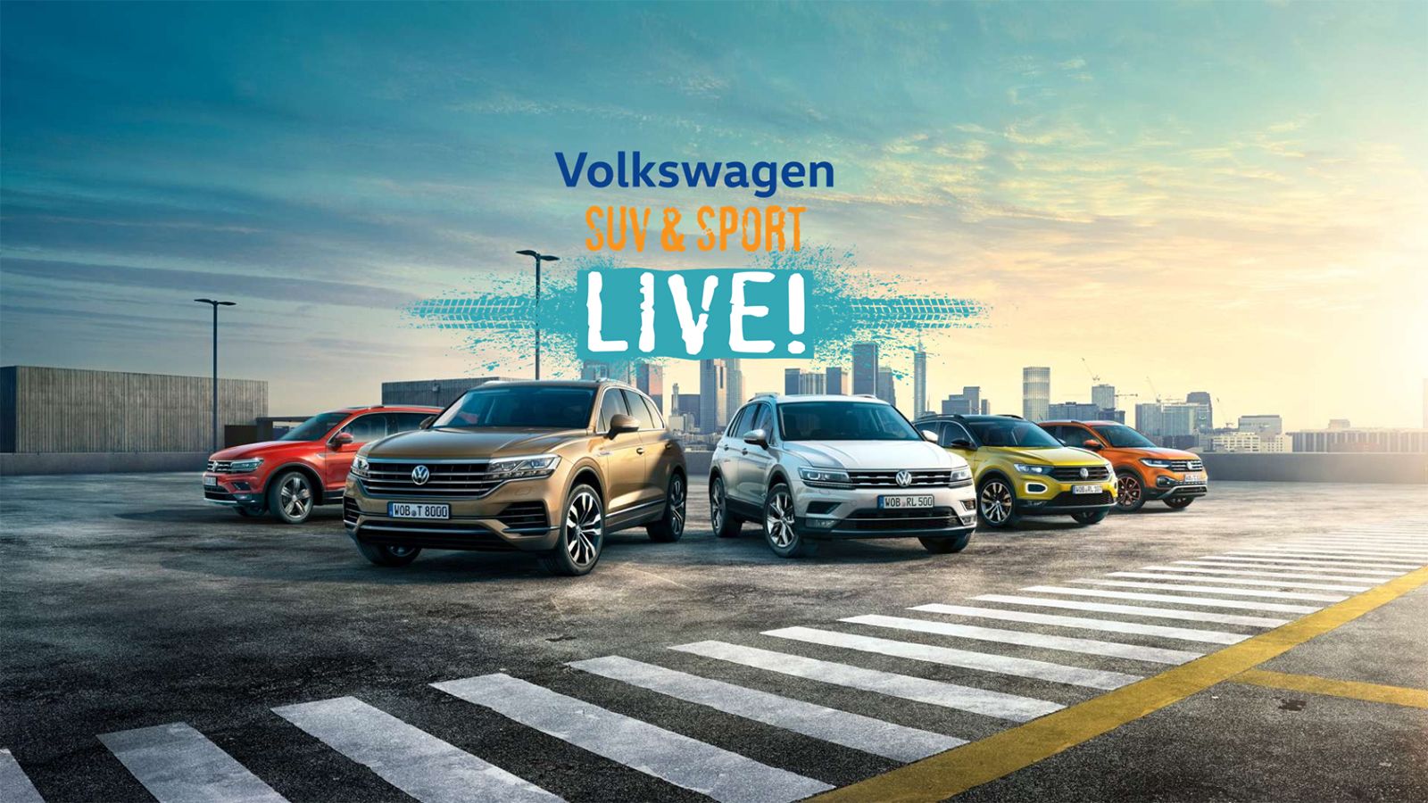 VW SUV & Sport Live: Όλα τα μοντέλα της VW για δοκιμή