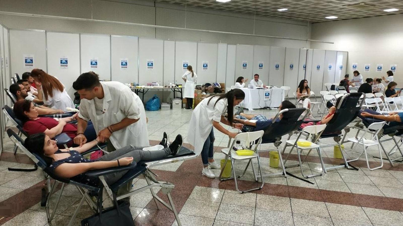 Πάνω από 100 φιάλες αίμα από το Ι.Ο.ΑΣ «Πάνος Μυλωνάς»