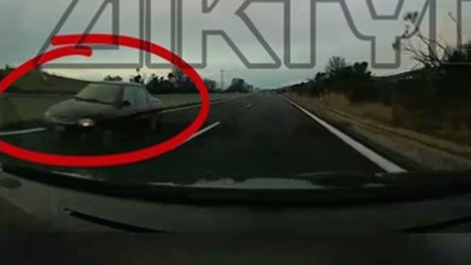 Oδηγούσε ανάποδα στην Εγνατία (+video)