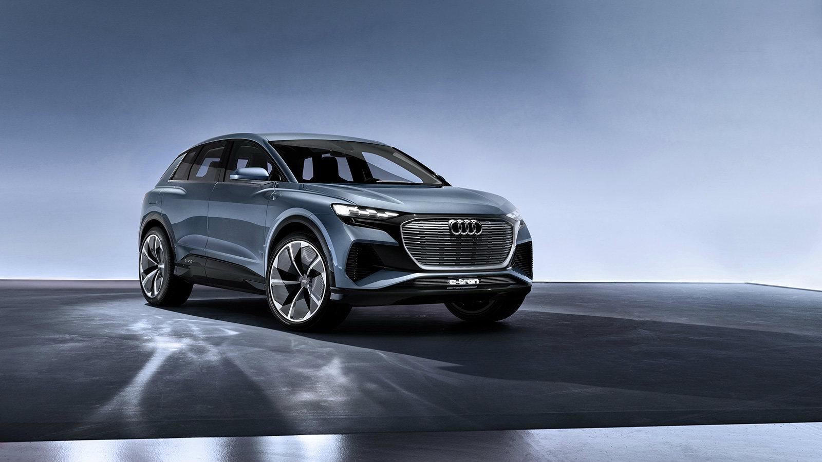 Η Audi επέλεξε το Σαλόνι Αυτοκινήτου της Γενεύης για να παρουσιάσει το Q4 e-tron concept.