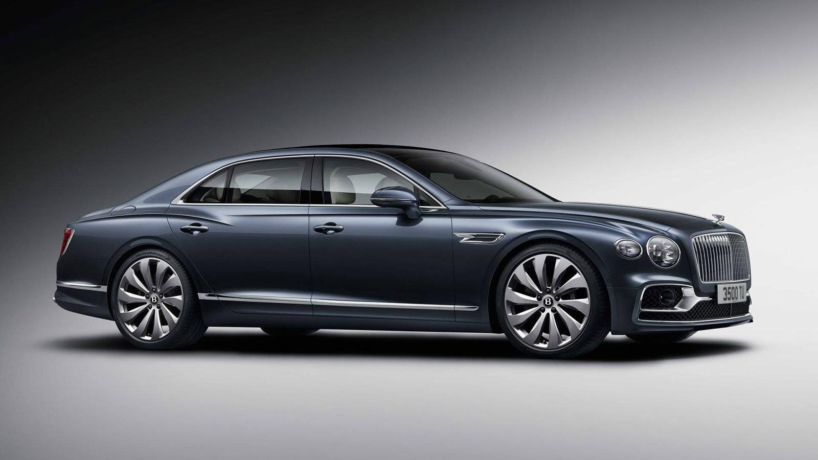 Στην εικόνα βλέπετε την Bentley Flying Spur. 