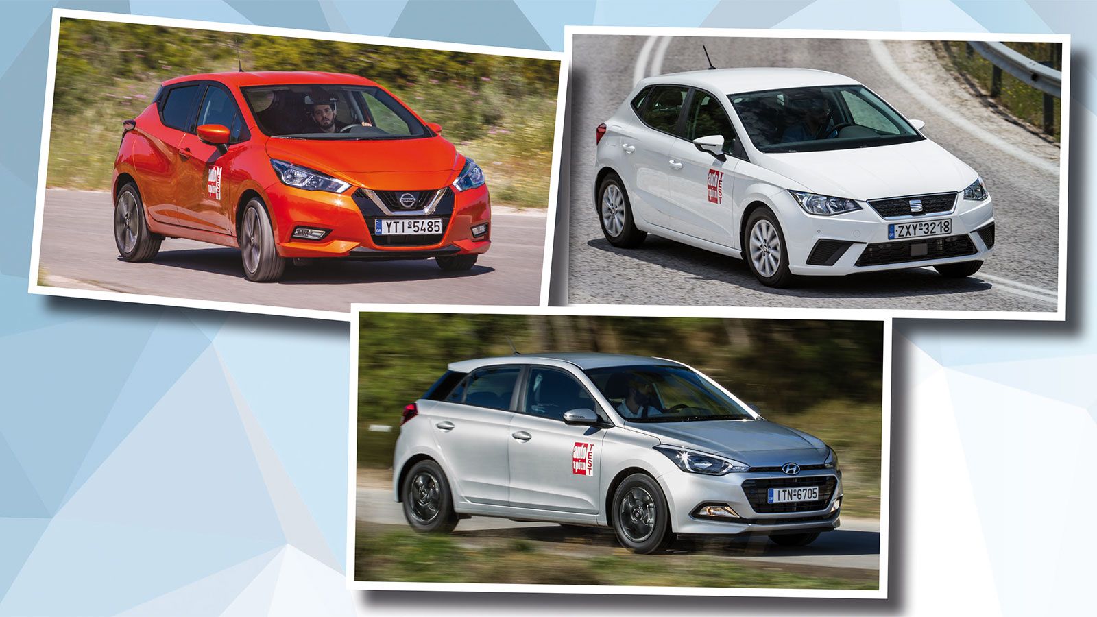 Hyundai i20 Vs Nissan Micra Vs SEAT Ibiza