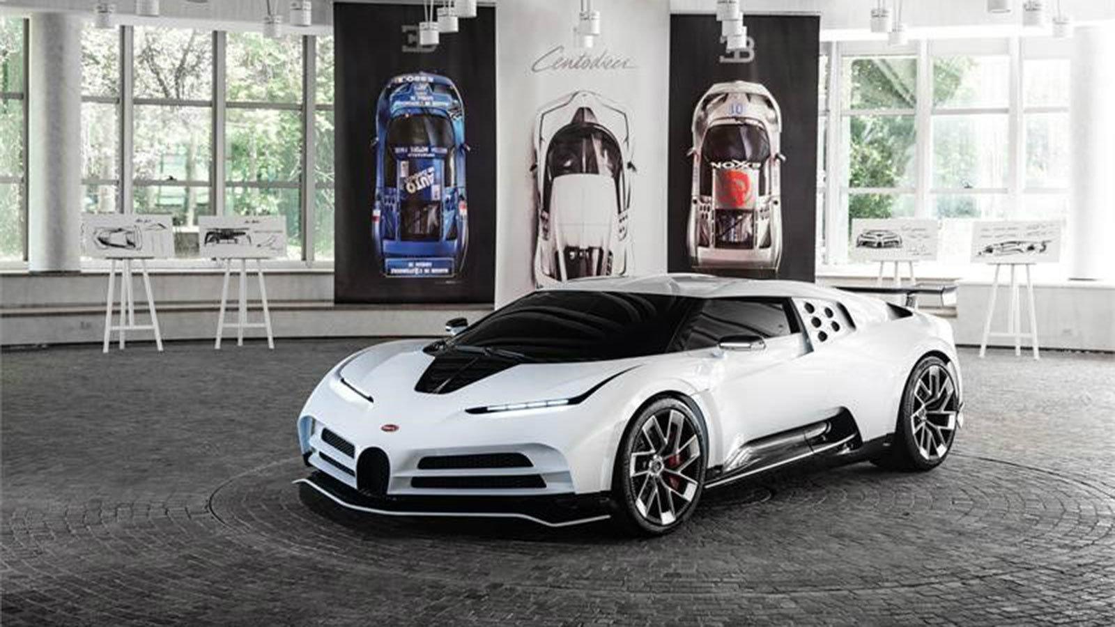 Διέρρευσε η νέα Bugatti και λέγεται Centodieci.