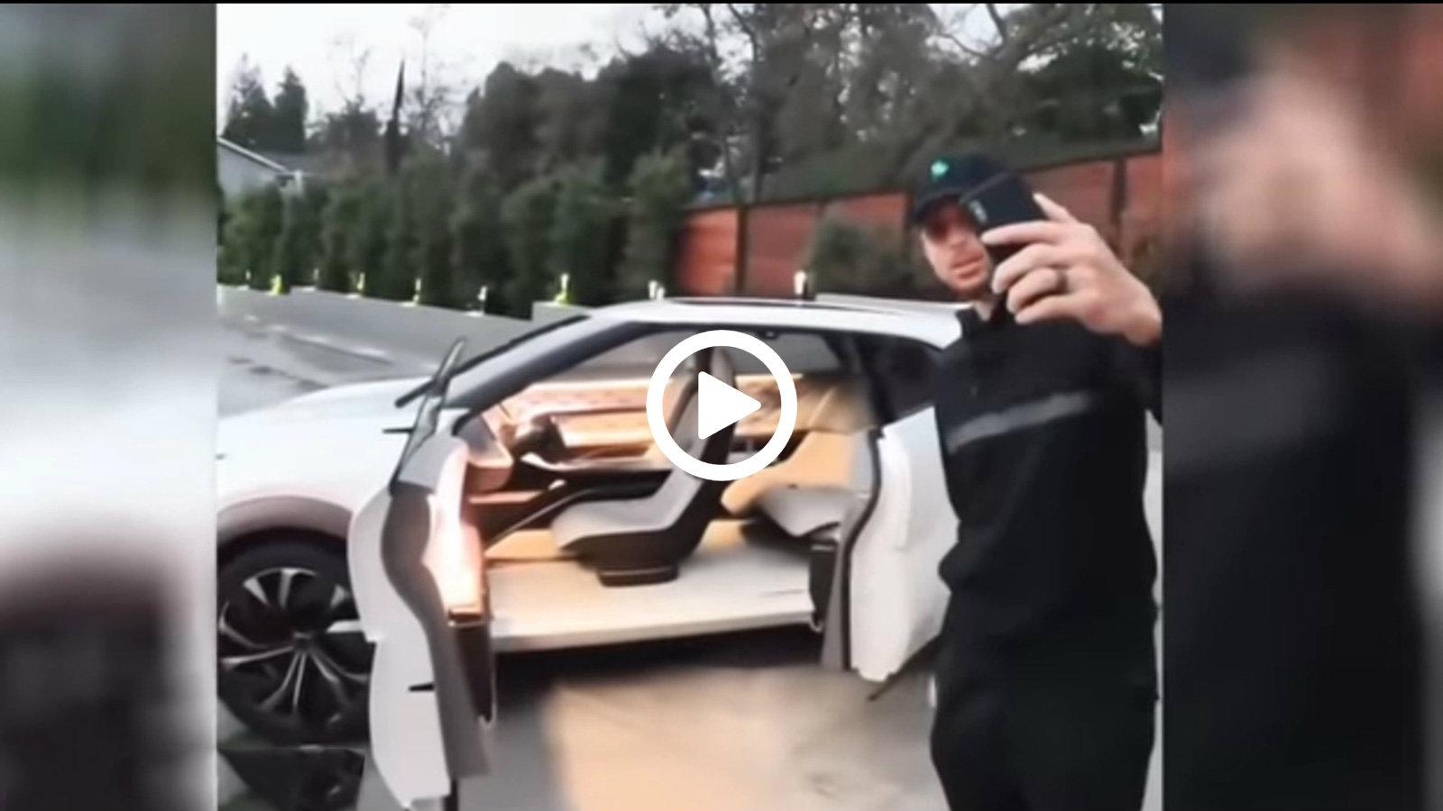 Ο Stephen Curry στο Infiniti QX Inspiration