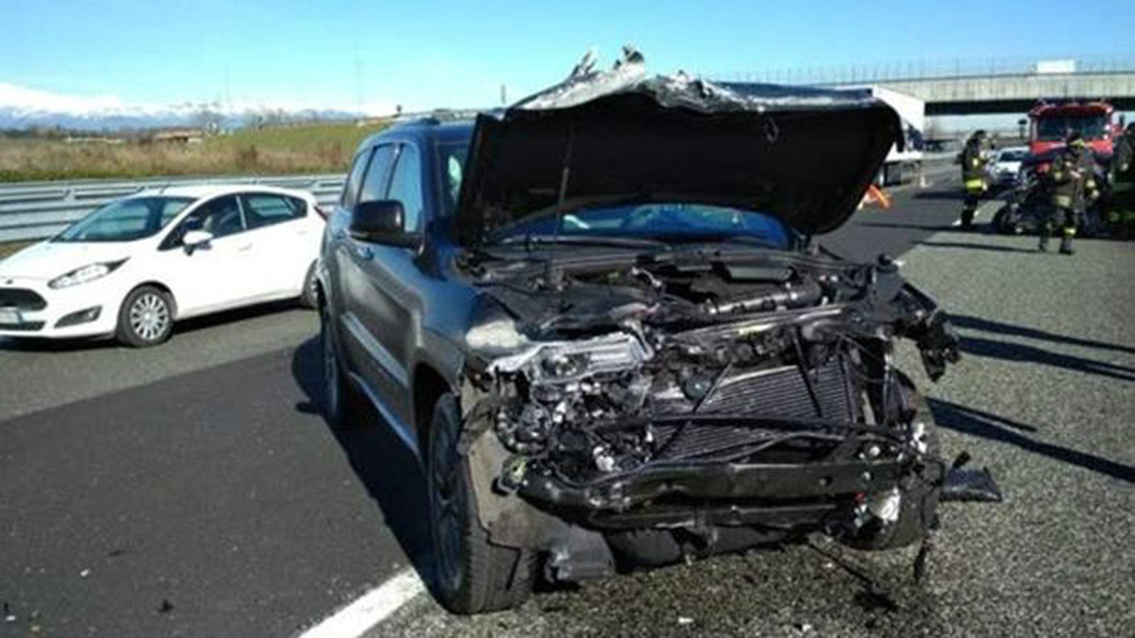 Το Jeep Cherokee του ποδοσφαιριστή της Γιουβέντους.